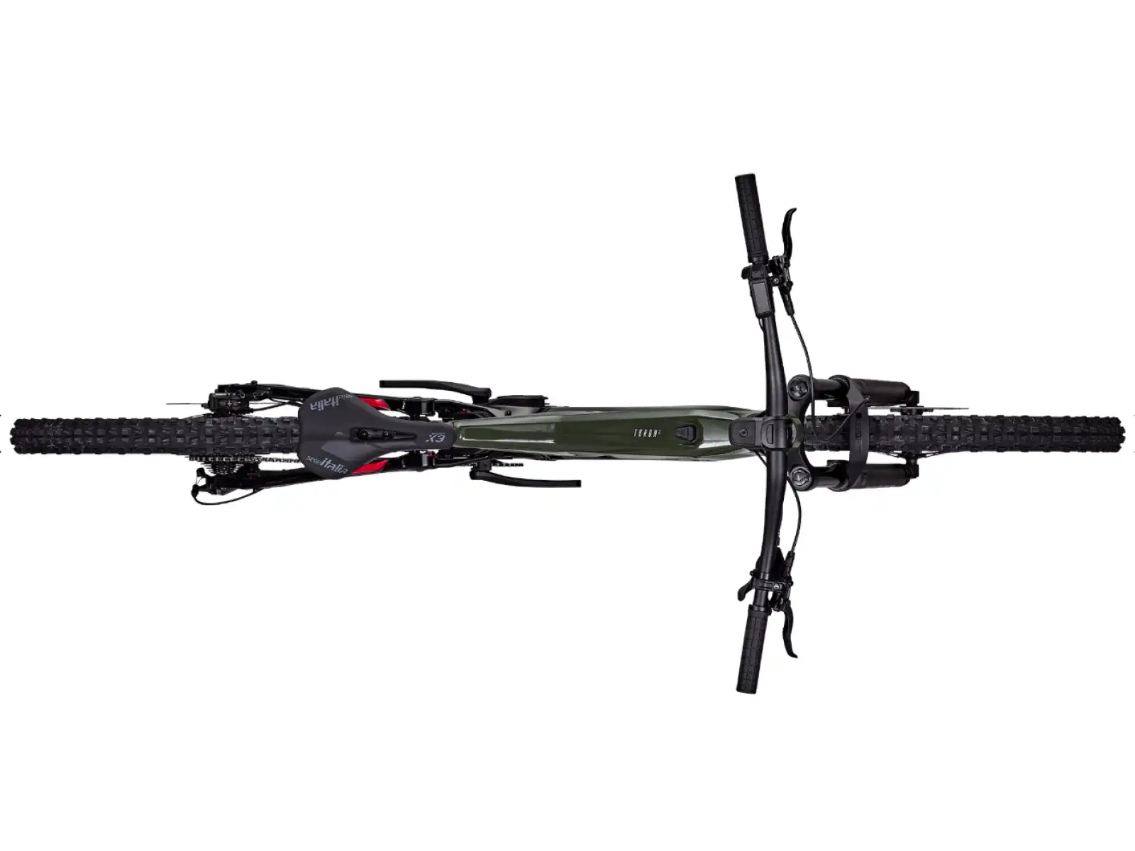 Focus Thron2 6.7 celoodpružené elektrokolo 600 Wh Urbangreen / Magicblack