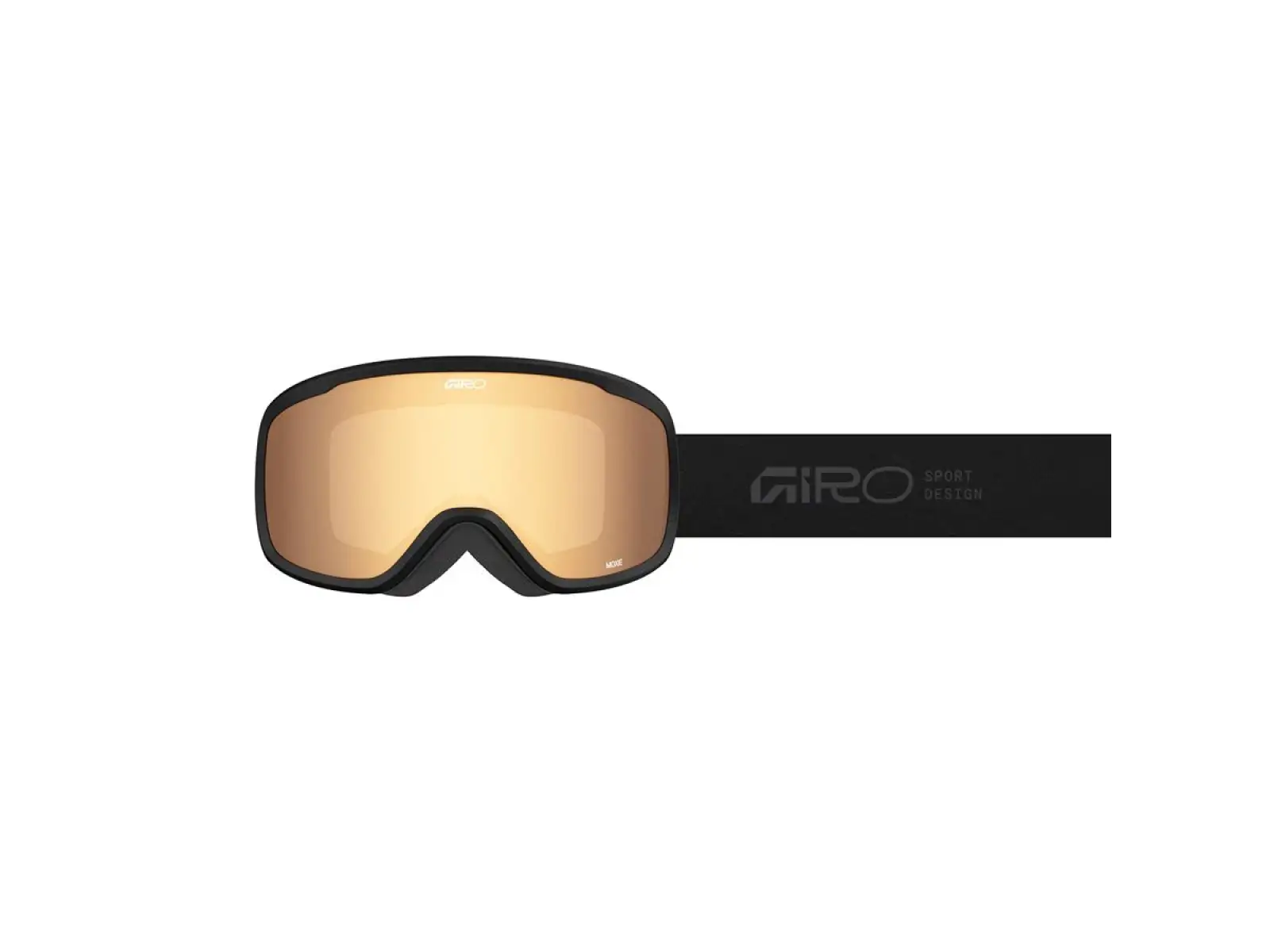 Giro Moxie dámské lyžařské brýle Black Stacked/Amber Gold/Yellow (2skla)