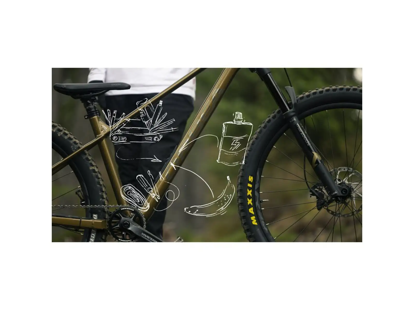 Orbea Laufey H10 horské kolo Matallic Olive Green/Titanium Black