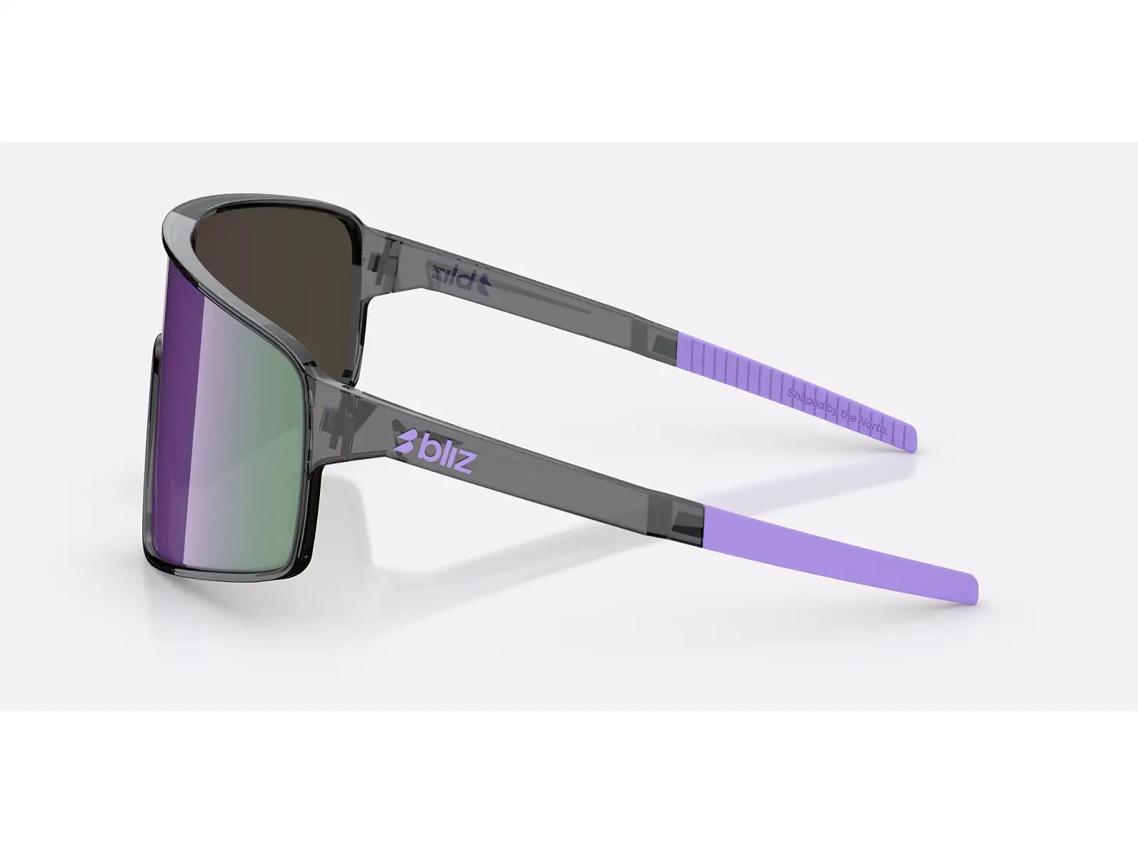 Bliz P001s sluneční brýle Crystal Black/Grey Purple Multi
