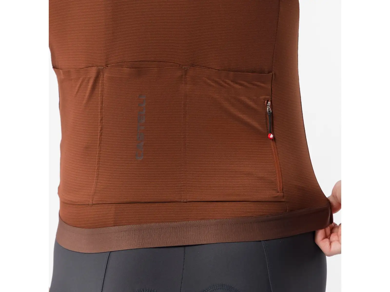 Castelli Espresso 2 pánský dres krátký rukáv Deep Mocha