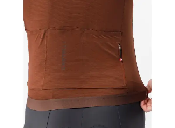 Castelli Espresso 2 pánský dres krátký rukáv Deep Mocha