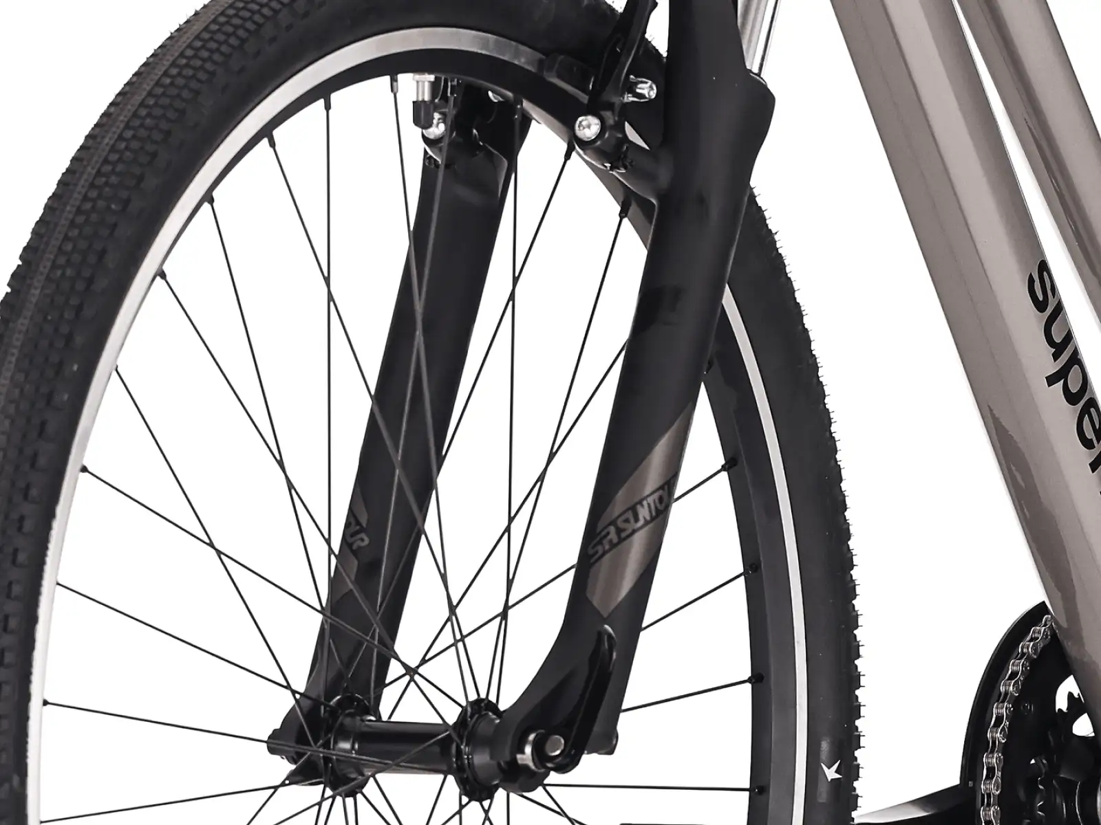 Superior Blox 6.0 MS trekingové kolo Gloss Dark Chrome