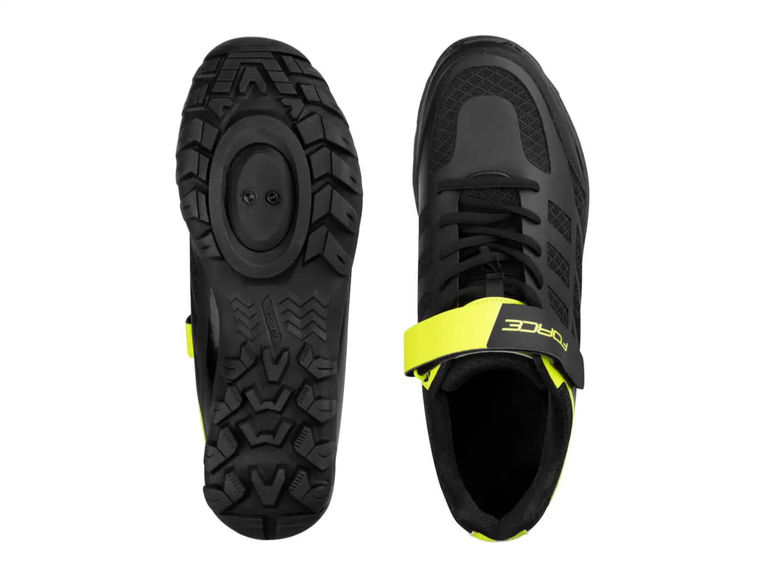 Force GO2 MTB pánské tretry černá/fluo
