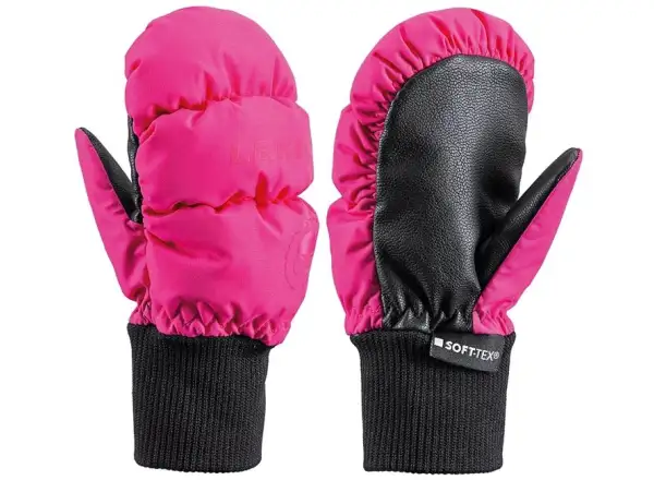 Leki Little Eskimo Mitt Short sjezdové rukavice dětské pink