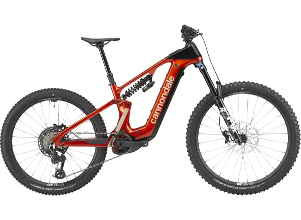 Cannondale Moterra Carbon LT 1 celoodpružené elektrokolo Fire Orange (FOR)