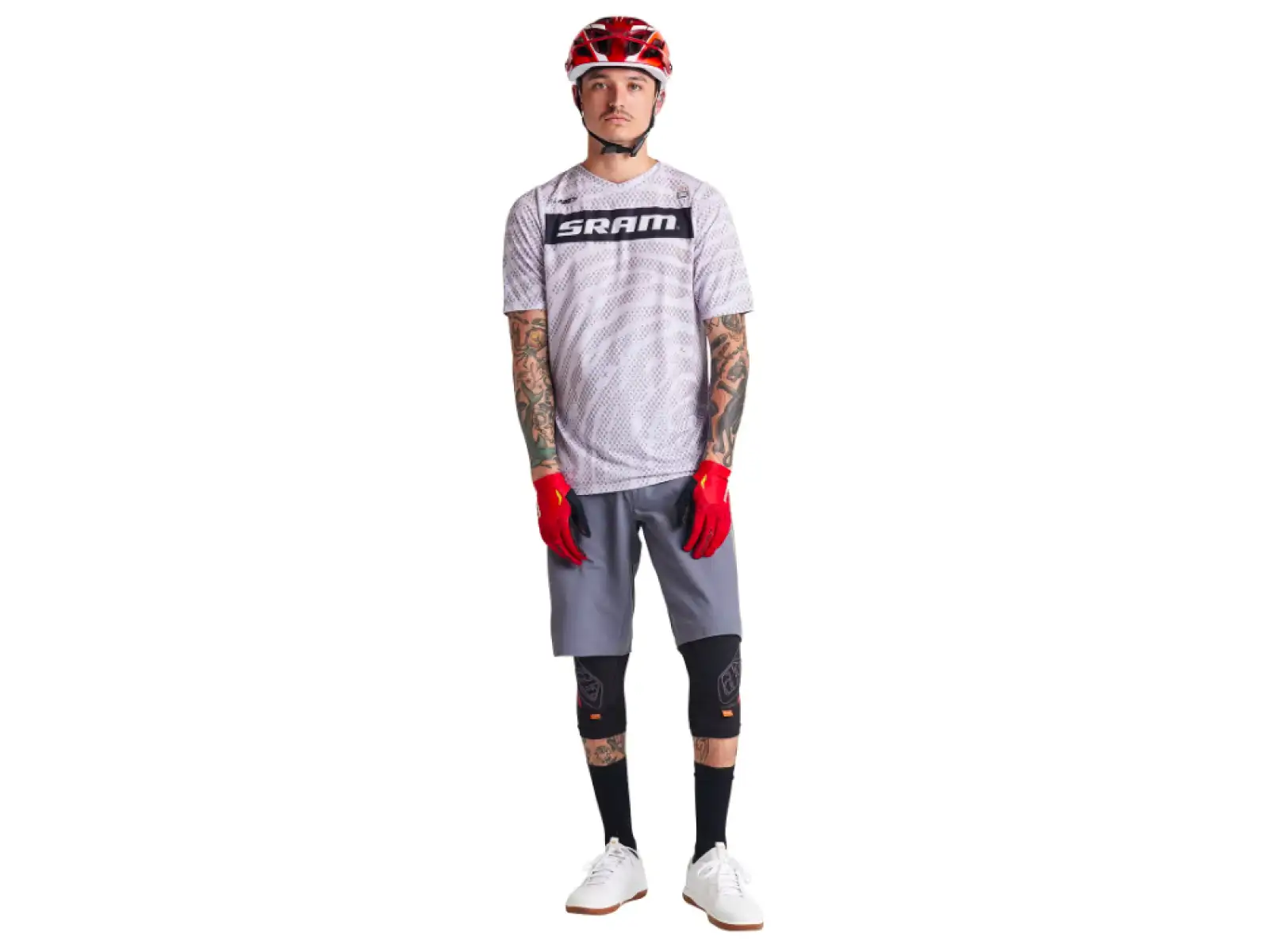 Troy Lee Designs Skyline Air SRAM pánský dres krátký rukáv Roots Cement