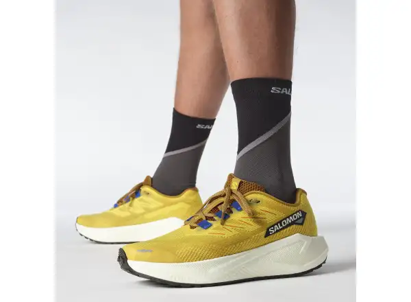 Salomon Aero Blaze 3 GRVL pánské běžecké boty Spicy Mustard