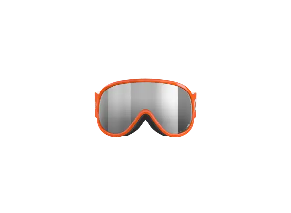 POC POCito Retina dětské lyžařské brýle Fluorescent Orange/Partly Sunny Silver
