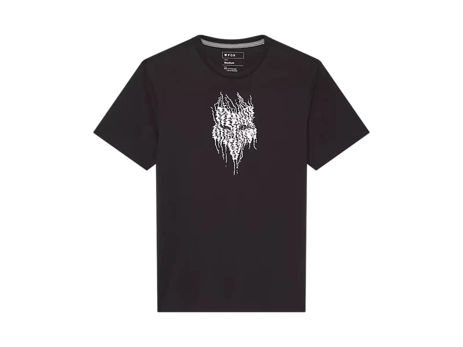 Fox Bark Tech pánské triko krátký rukáv Black