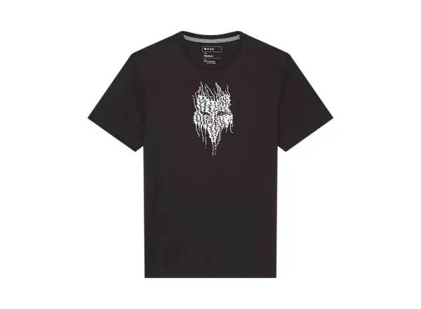 Fox Bark Tech pánské triko krátký rukáv Black