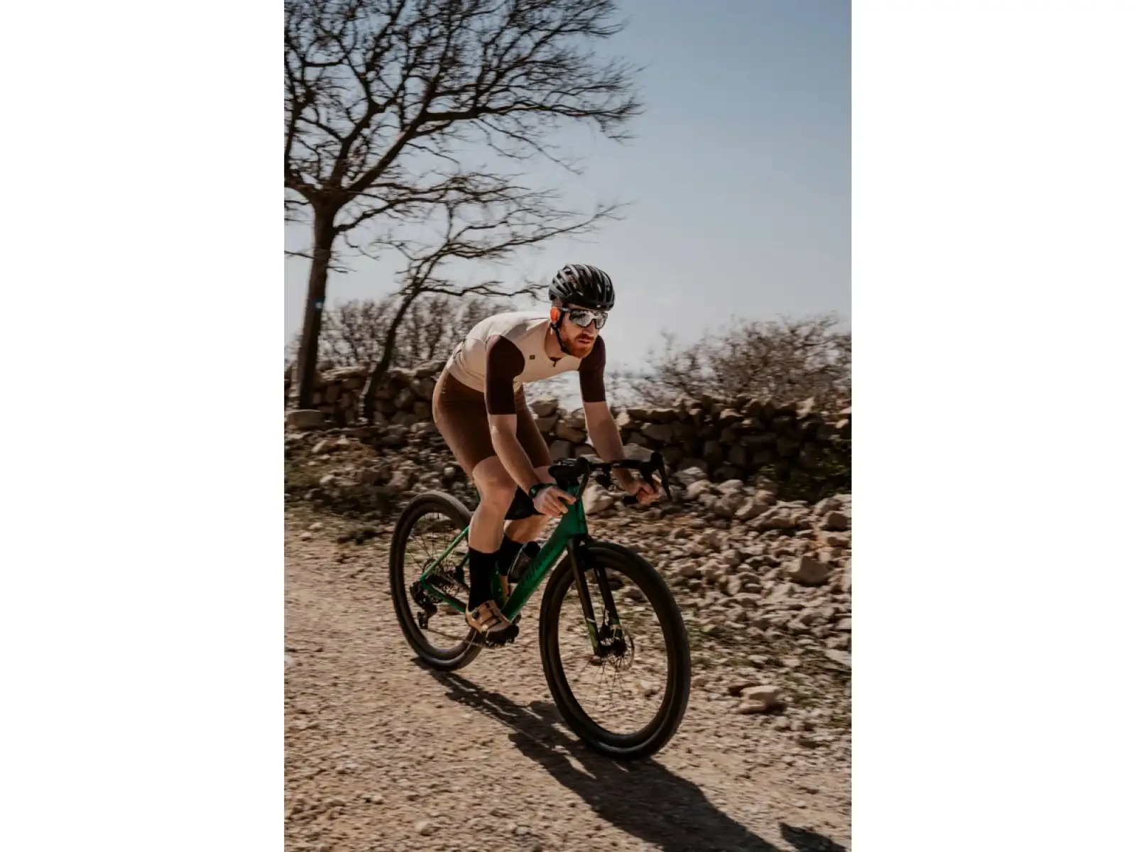 Force Zenith cyklistické brýle černé/černé zrcadlové sklo