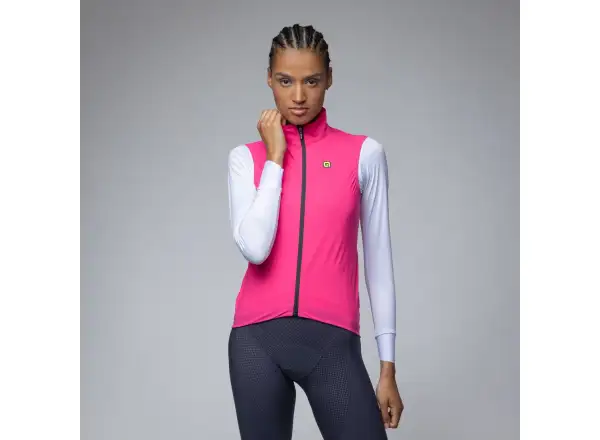 Alé Klimatik Guscio Racing 2.0 dámská cyklistická vesta Fuchsia