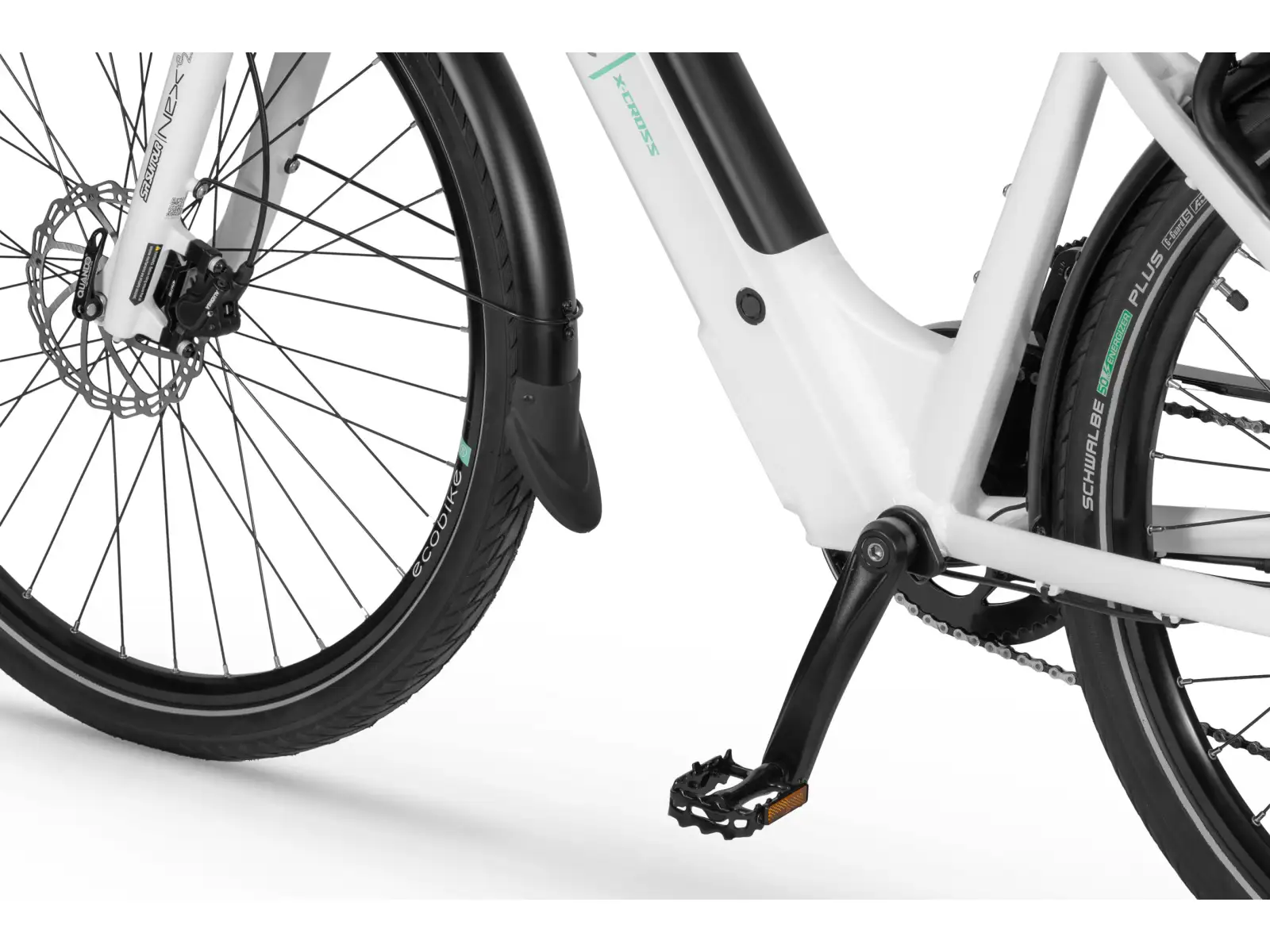 Ecobike X-Cross 630 Wh White trekové elektrokolo