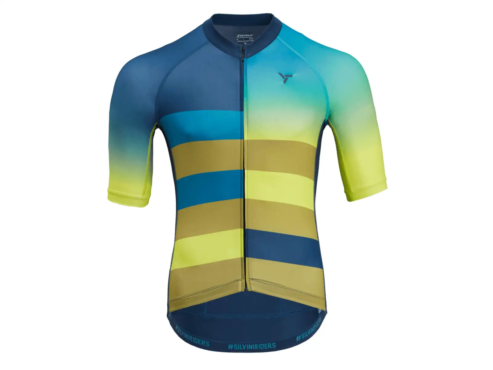 Silvini Mazzano pánský dres krátký rukáv Navy/Lime