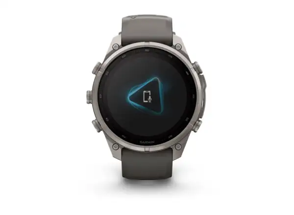 Garmin Fénix 9 Pro inReach Solar 47 mm chytré hodinky Titanium Pebble Gray/Silver Gray