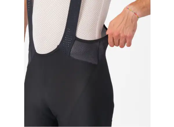 Castelli Endurance 4 pánské kraťasy s vložkou a laclem Black