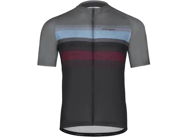 Etape Leader pánský dres krátký rukáv šedá/antracit