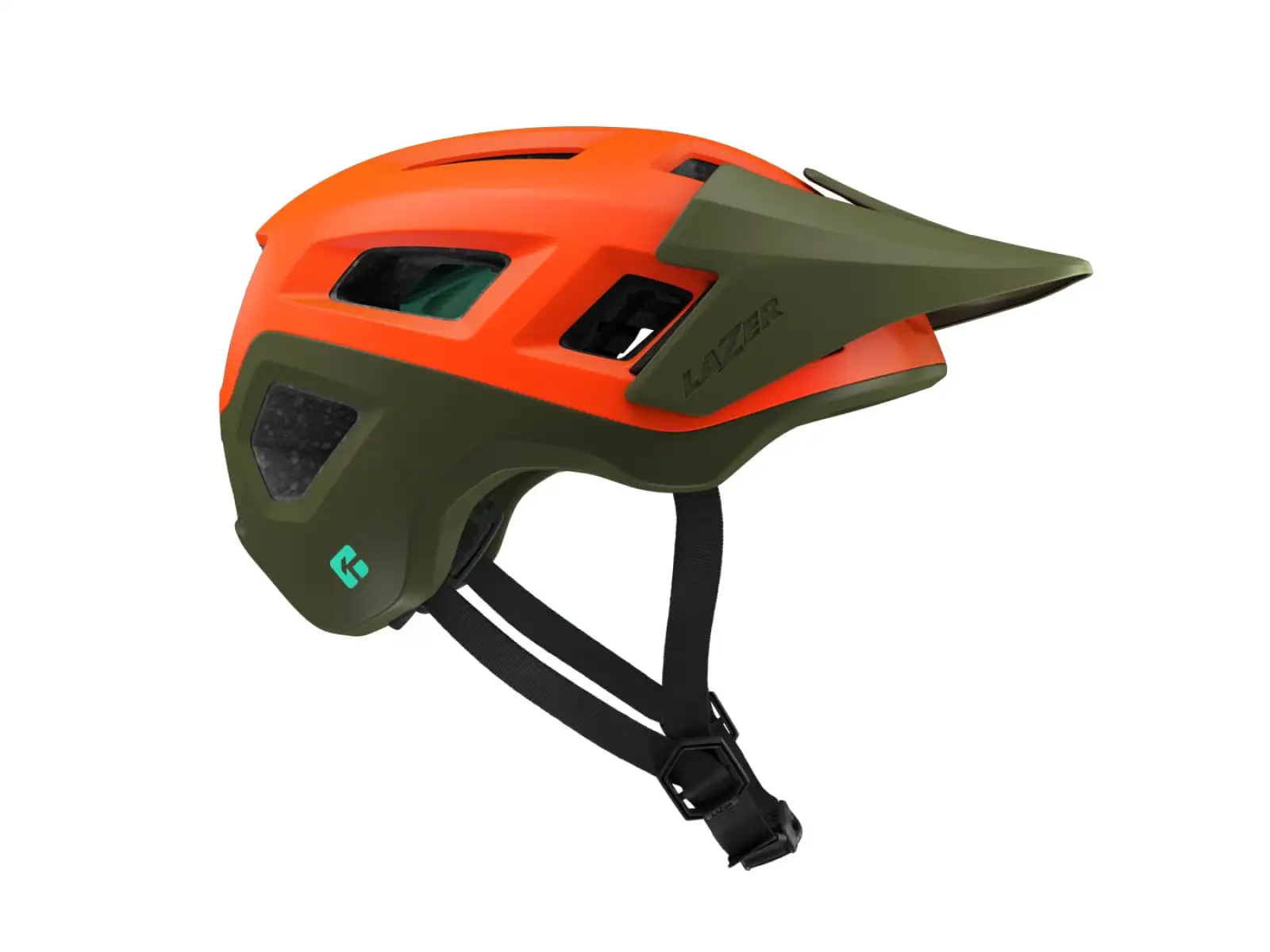 Lazer Coyote KinetiCore přilba oranžová / zelená