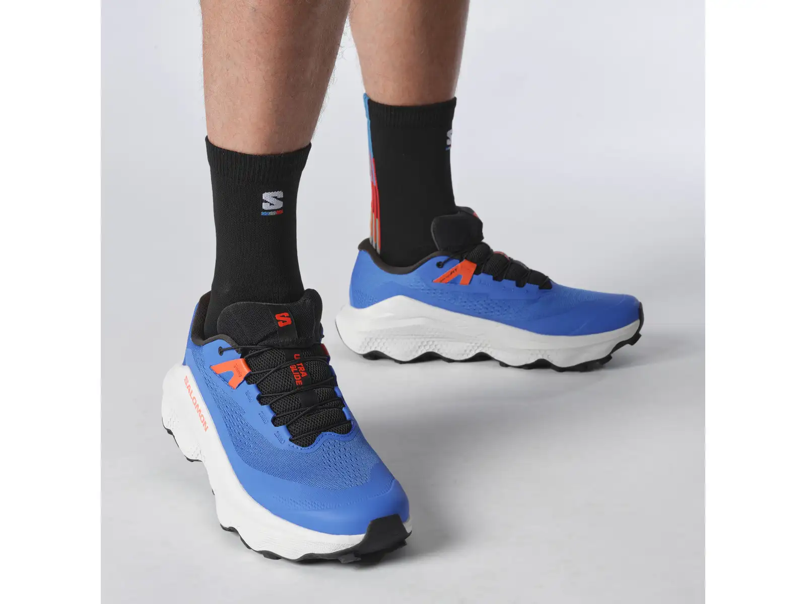 Salomon Ultra Glide 3 pánská běžecká obuv French Blue/Lunar Rock/Cherry Tomato
