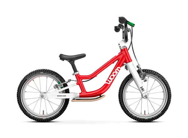 Woom GO 1 Plus Red 14 dětské odrážedlo