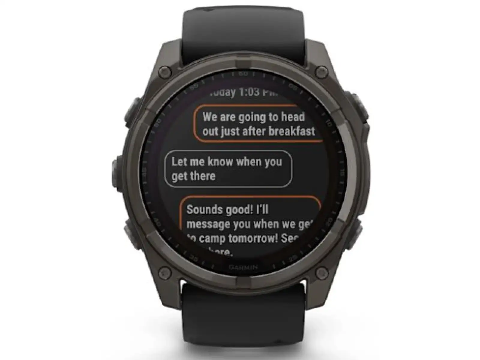 Garmin fenix 8 - 51 mm Solar Sapphire chytré hodinky Carbon DLC Titanium Black/Pebble Gray