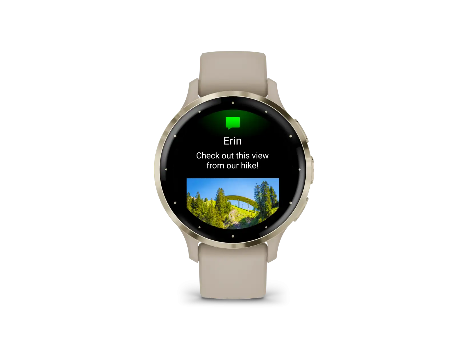Garmin Venu 3S chytré hodinky Soft Gold/French Gray