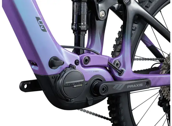 Liv Intrigue X Advanced E+ Elite 2 celoodpružené elektrokolo Digital Blurple