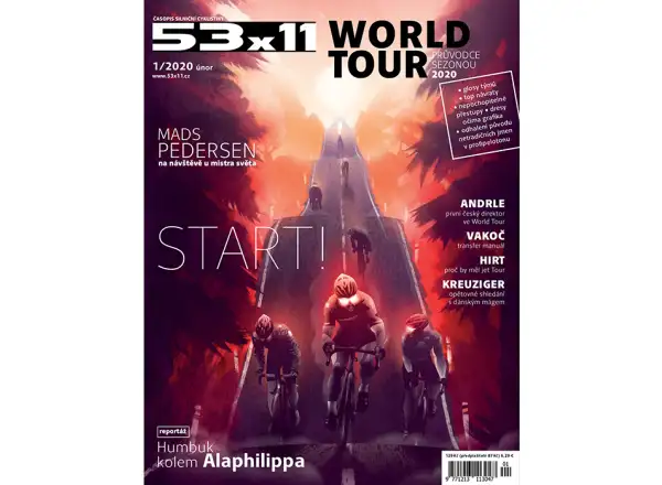 53x11 časopis o silniční cyklistice rok 2020