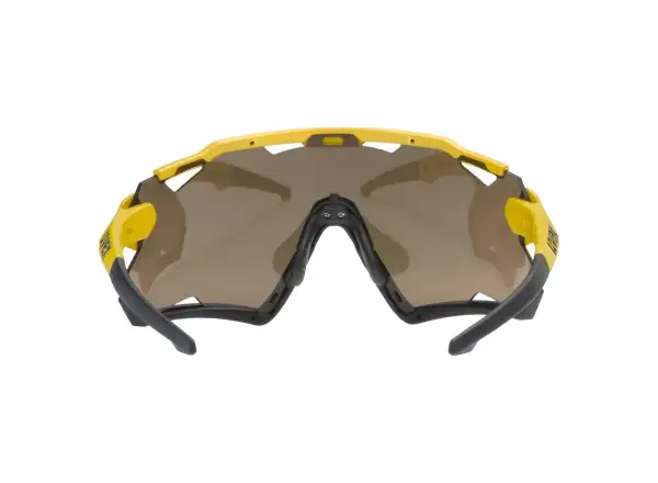 Uvex Sportstyle 228 cyklistické brýle Sunbee Black Mat/Mirror Yellow