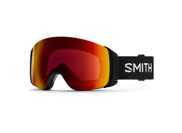 Smith 4D Mag lyžařské brýle Black / ChromaPop Sun Red Mirror (2 skla)
