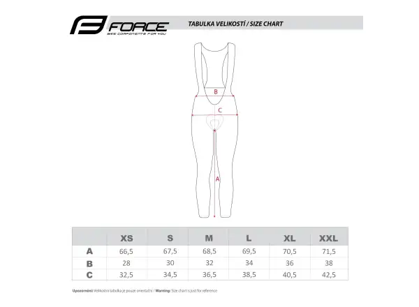 Force Reflex Line Lady dámské kalhoty s laclem a vložkou černá