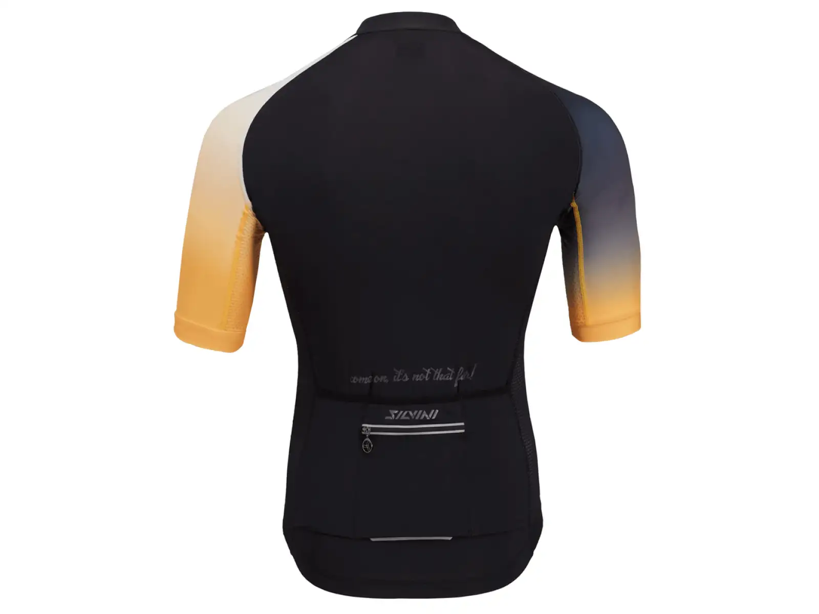 Silvini Mazzano pánský dres krátký rukáv black/yellow