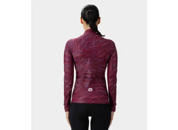 Alé Byte PR-E dámský dres dlouhý rukáv Bordeaux