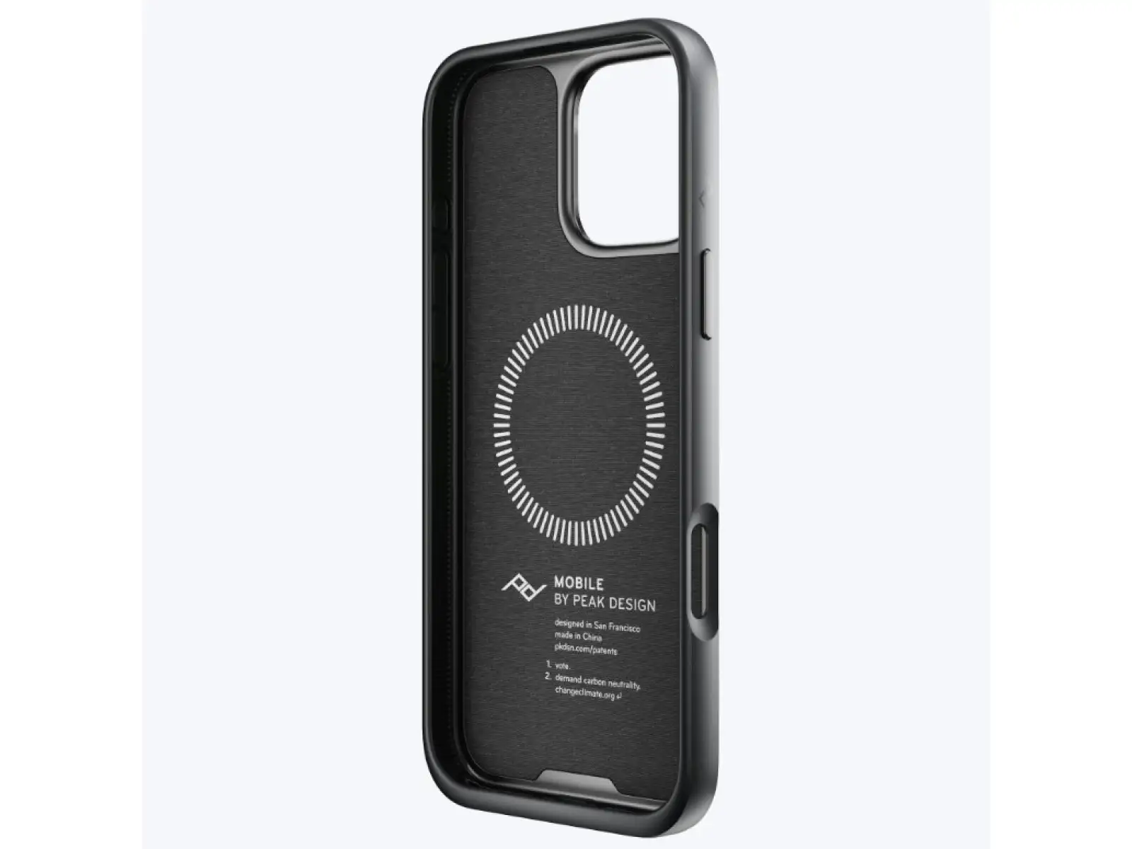 Peak Design Mobile Everyday Fabric Case iPhone 16 Pro Max obal na mobil Charcoal