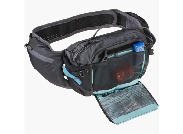 Evoc Hip Pack Pro 3 l brašna + pitný vak 1,5 l black/carbon grey