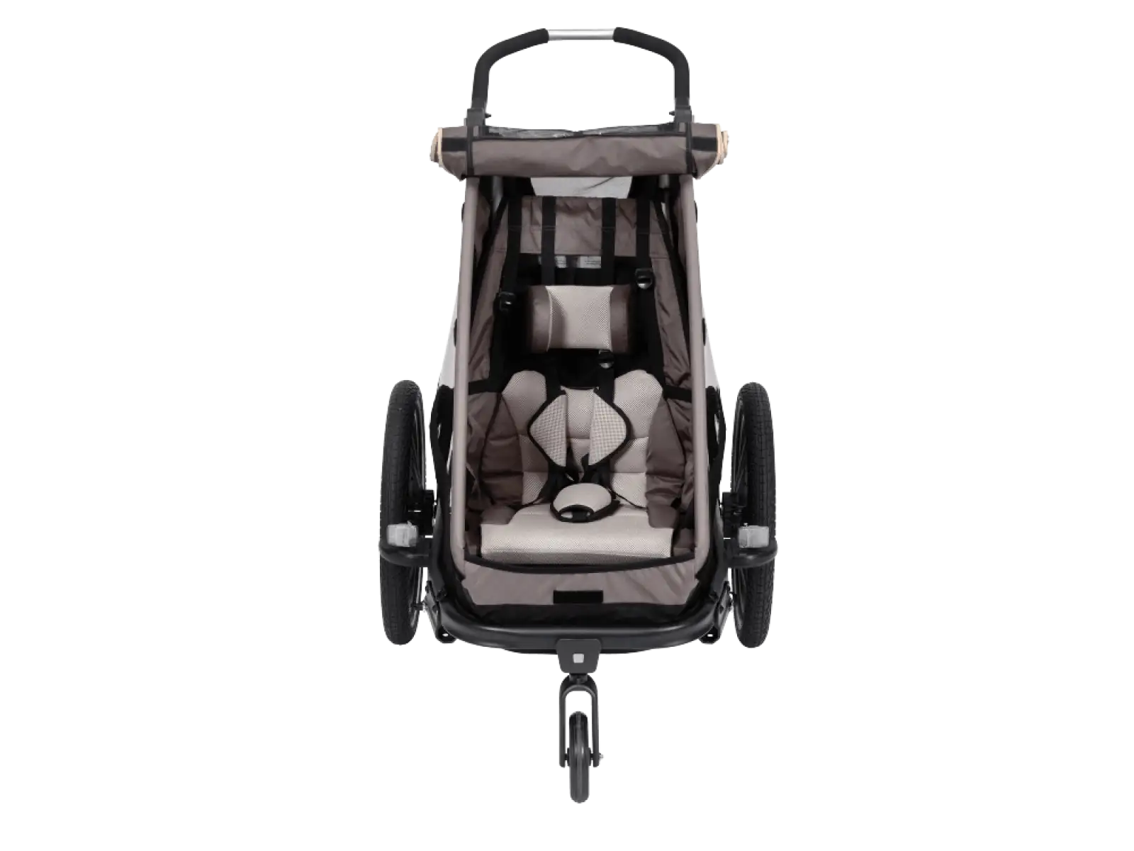 XLC MONOs BS-C09 dětský závěsný vozík 20" šedá/béžová/antracit