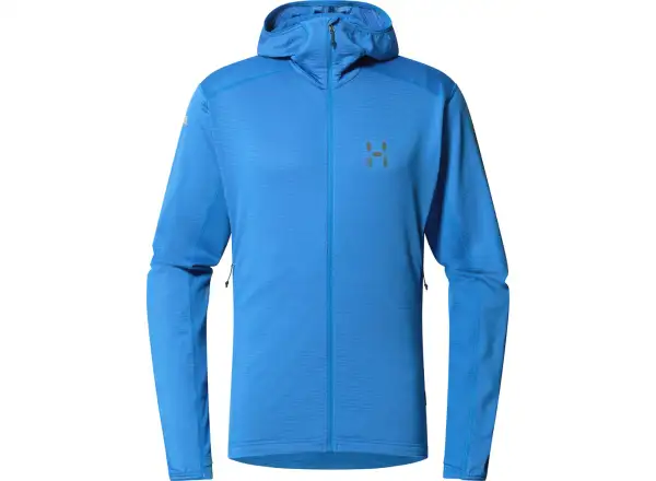 Haglöfs L.I.M Mid Multi Hood pánská mikina s kapucí modrá