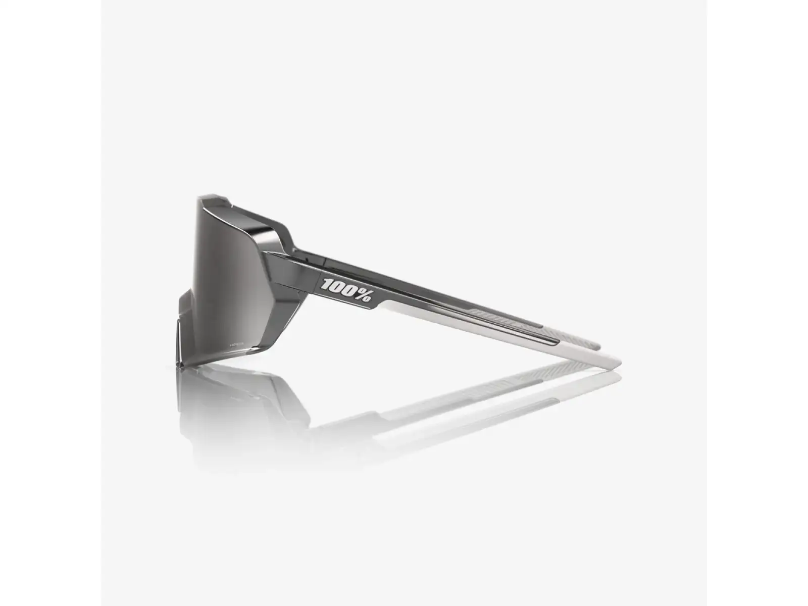 100% Korbin brýle Gloss Black Chrome HiPER Silver Mirror