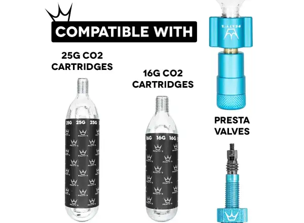 Peatys Holeshot CO2 hlavice pumpy Red