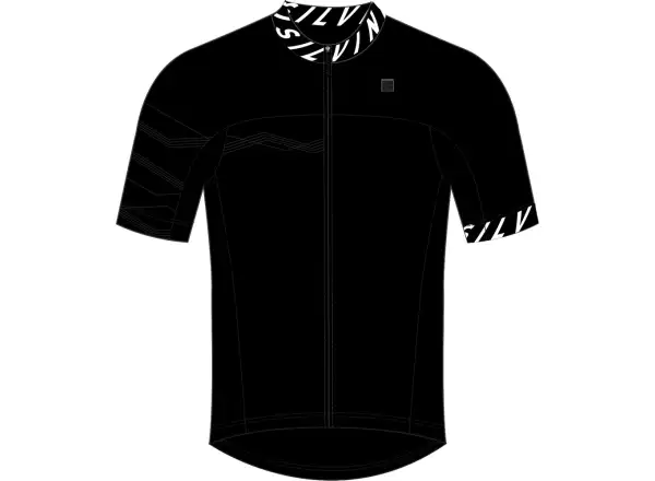 Silvini Stelvio pánský dres krátký rukáv black/white