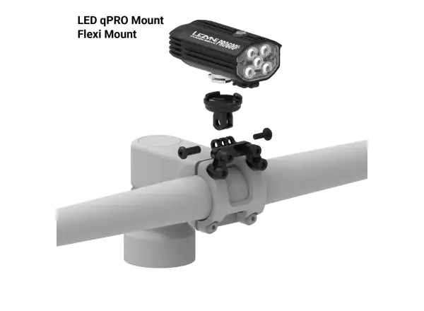 Lezyne LED qPRO Mount držák světla Black