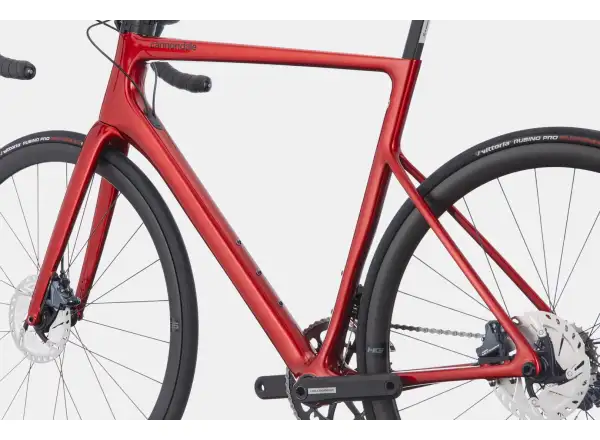 Cannondale SuperSix Evo Hi-Mod Disc Ultegra silniční kolo Candy Red