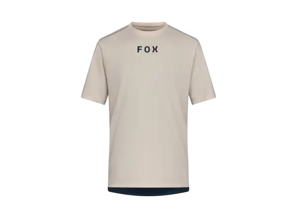 Fox Ranger pánský dres krátký rukáv Wordmark Chalk