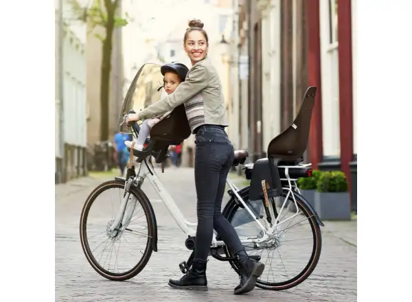 Urban Iki dětská sedačka přední s adaptérem Koge Brown/Kurumi Brown