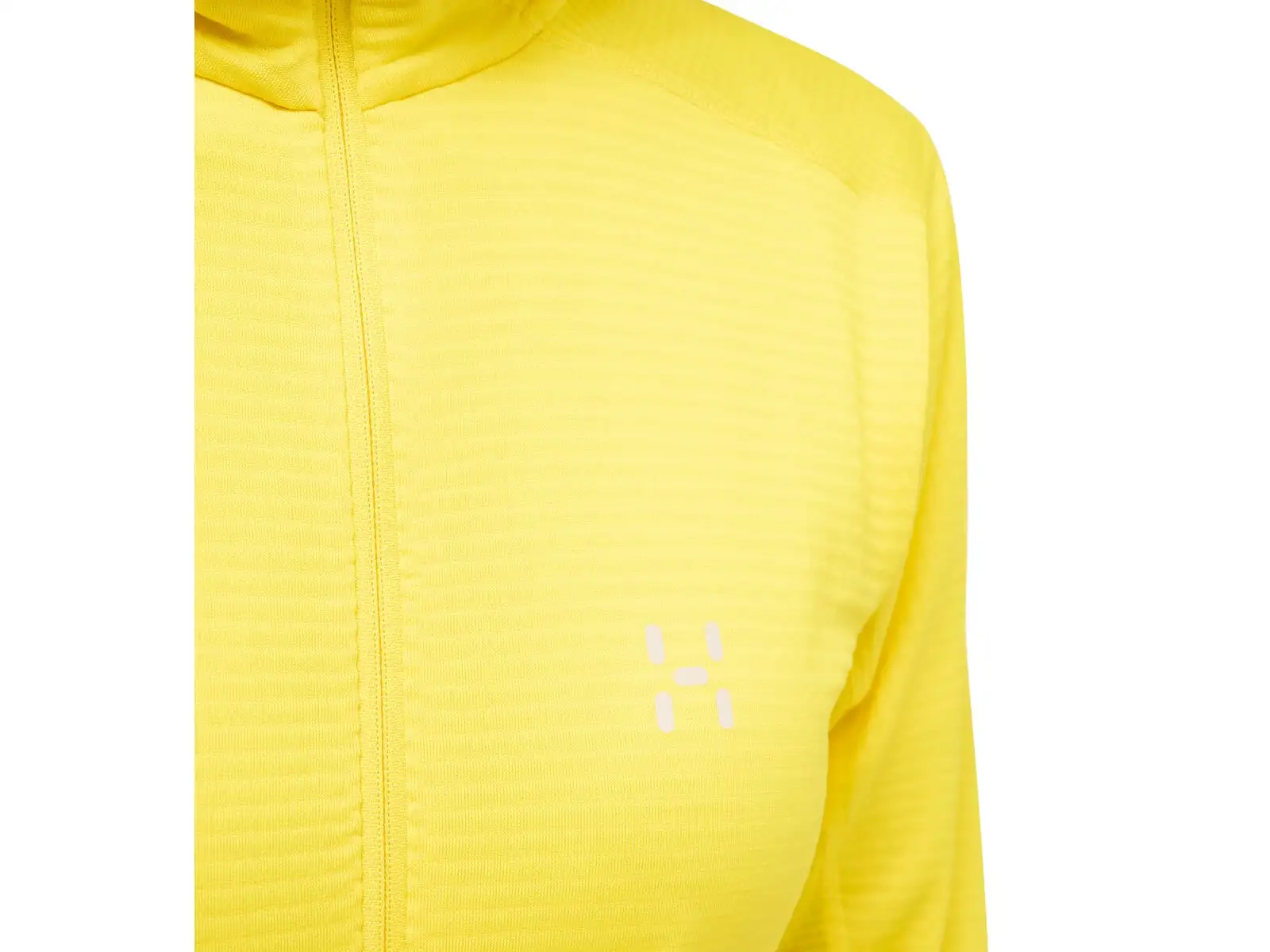 Haglöfs L.I.M Mid Multi Hood dámská mikina s kapucí žlutá