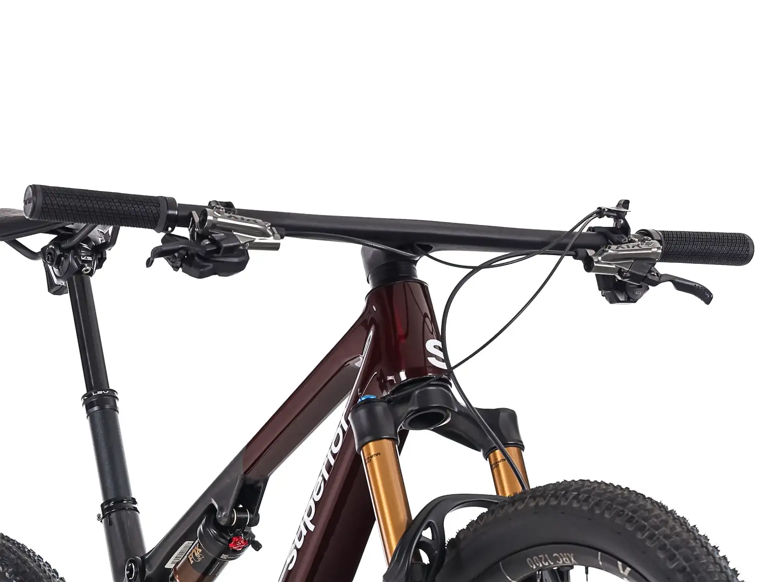 Superior XF 9.9 Team celoodpružené kolo Red Carbon/ Matte Carbon