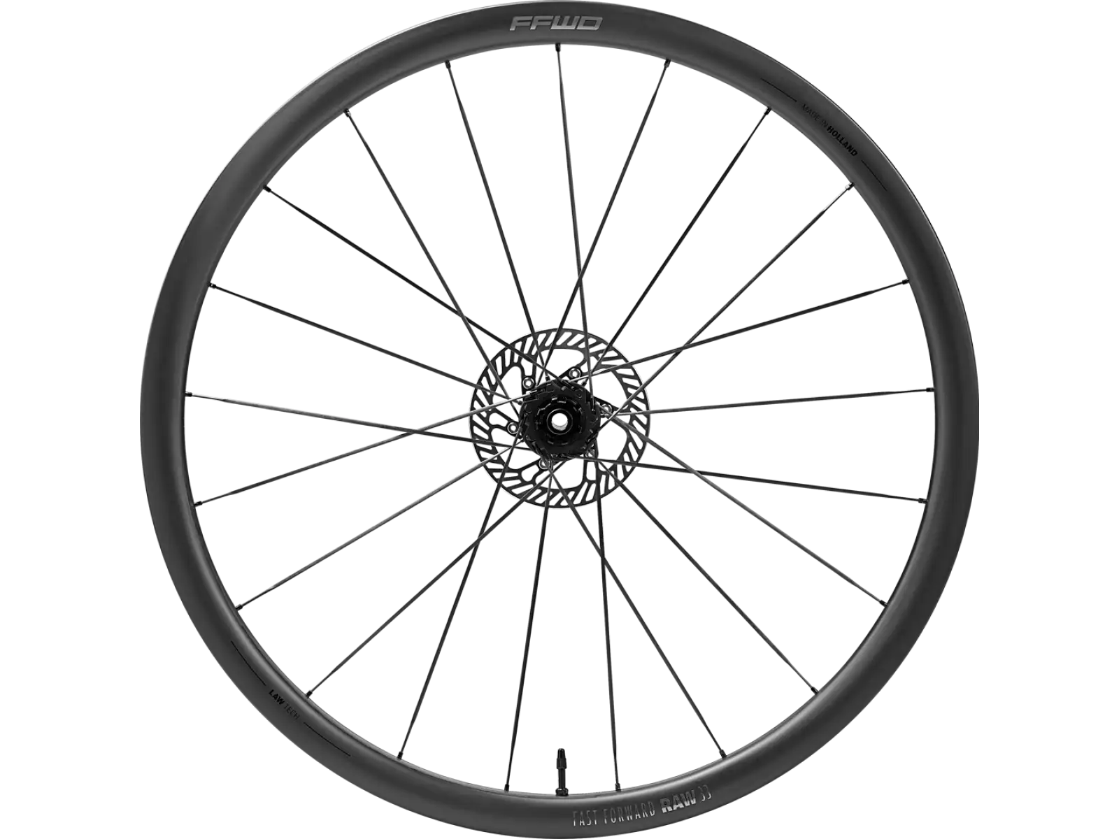 FFWD RAW CS 33 silniční vypletená kola Matt Black