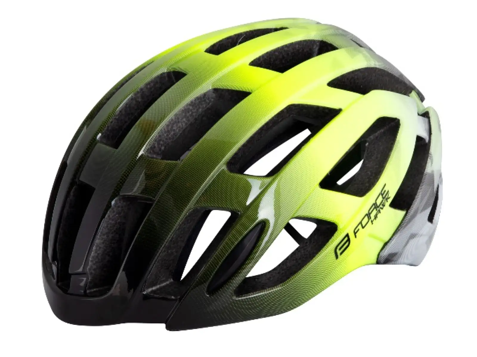 Force Hawk přilba černá/fluo