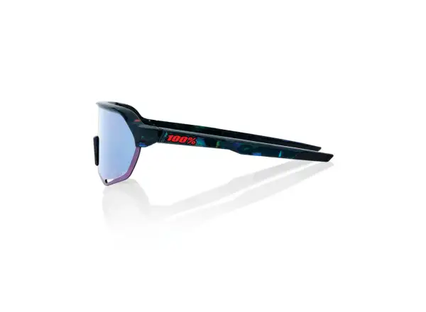 100% S2 HiPER cyklistické brýle Black Holographic/Blue Multilayer Mirror Lens